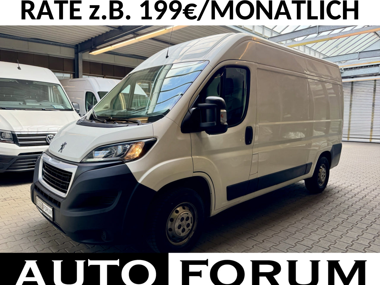 Peugeot Boxer 2.0 HDi L2H2 KLIMA REGALE 3-SITZE CAM PDC