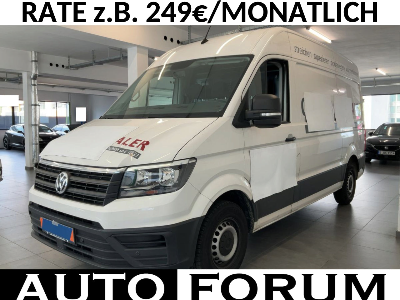Volkswagen Crafter 2.0 TDI L3H3 mittellang KLIMA AHK CAM