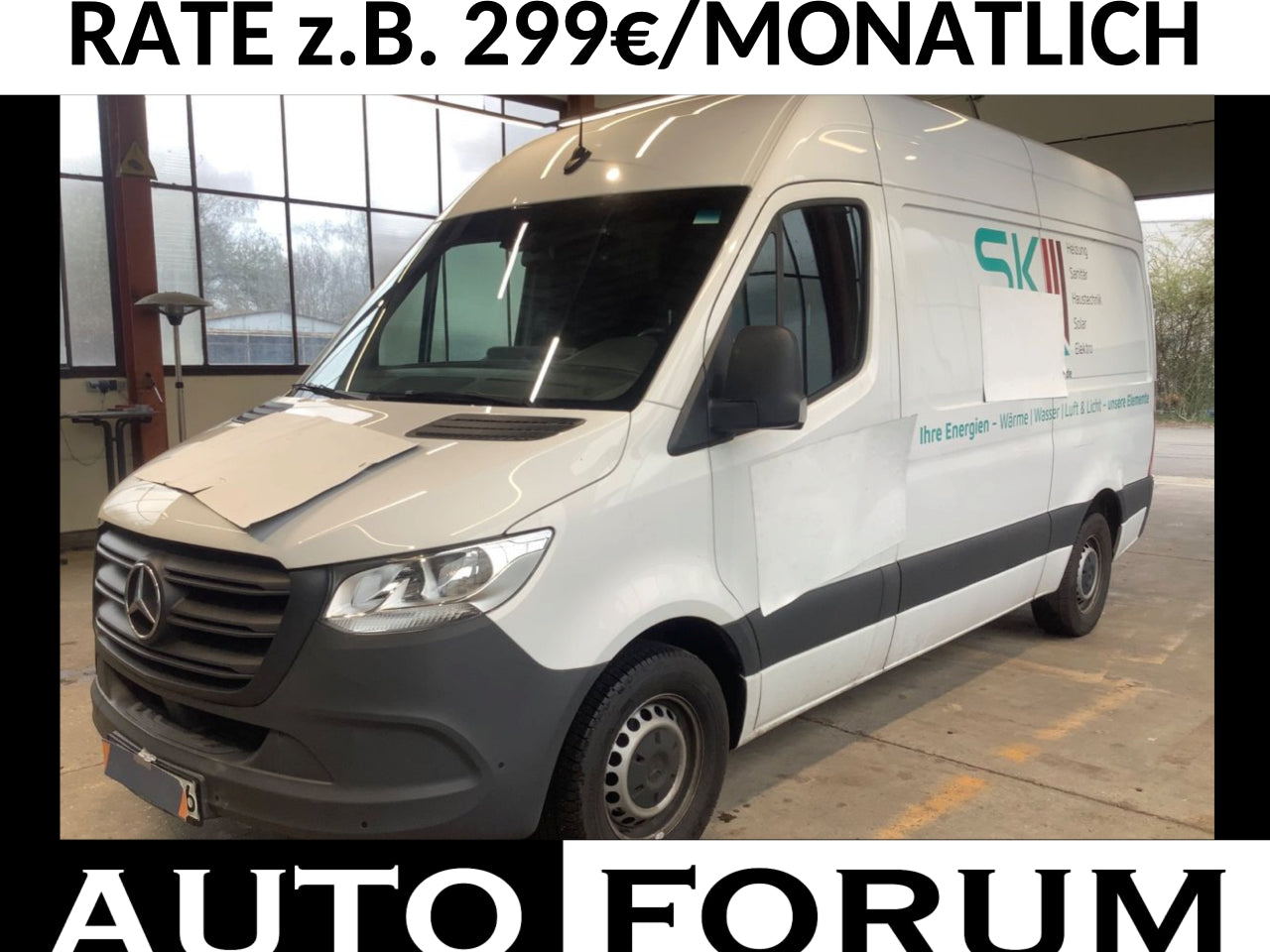 Mercedes-Benz Sprinter 311 CDI L2H2 WERKSTATT BOTT KLIMA AHK