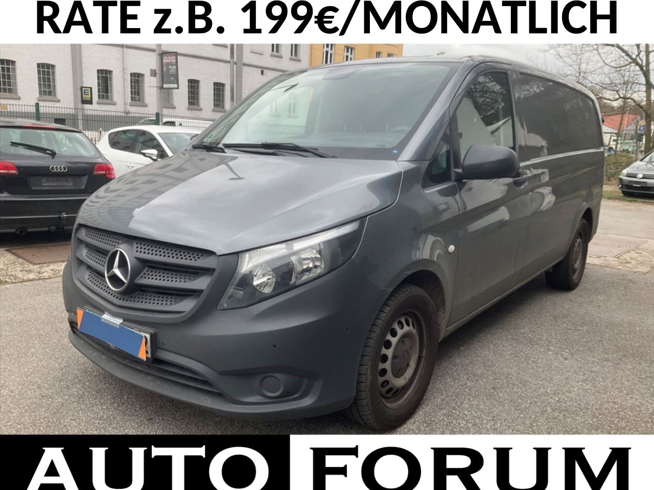 Mercedes-Benz Vito 110 CDI L2 LANG SORTIMO WERKSTATT KLIMA AHK