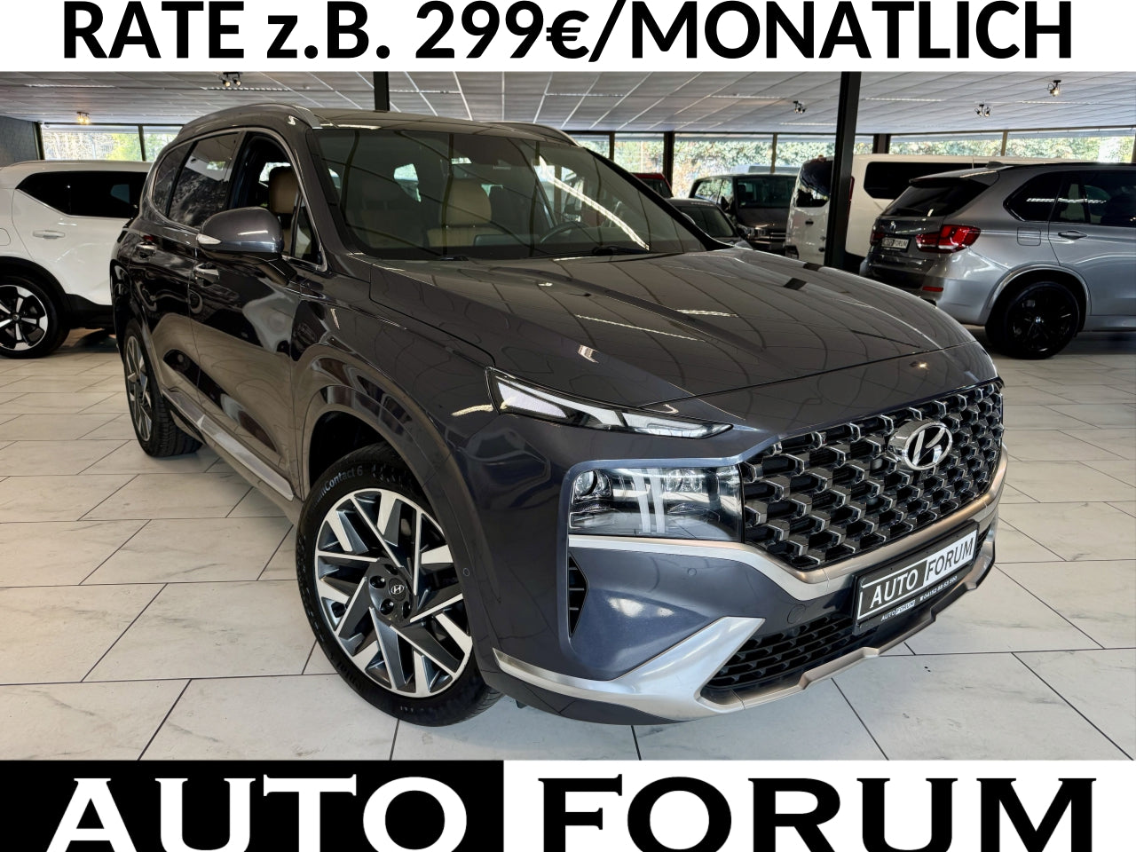 Hyundai Santa Fe 2.2 CRDi 4WD AUT LEDER NAVI AHK 360CAM