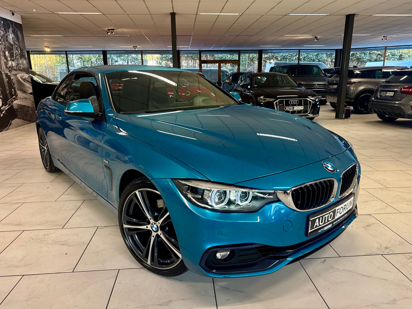 BMW 420i CABRIO SPORT LEDER MEMORY NAVI LED SHZ PDC