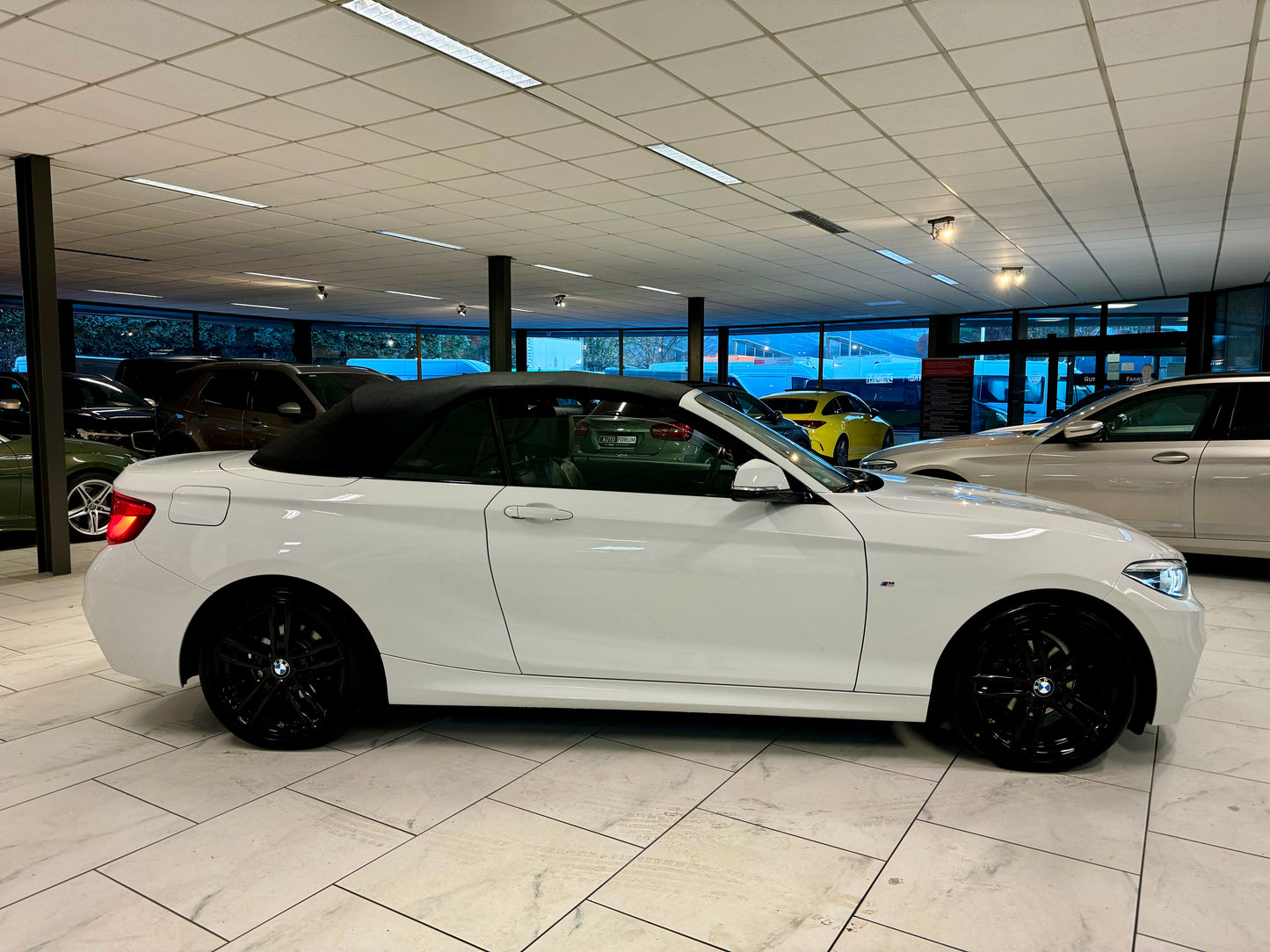 BMW 218i M-SPORT CABRIO AUT LEDER LED NAVI PDC SHZ