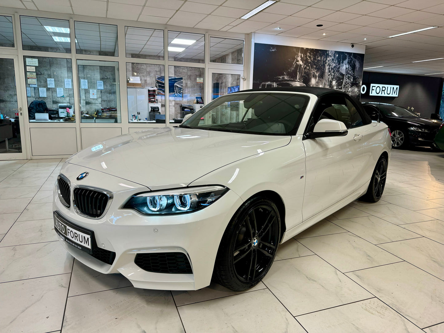 BMW 218i M-SPORT CABRIO AUT LEDER LED NAVI PDC SHZ