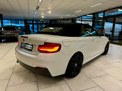 BMW 218i M-SPORT CABRIO AUT LEDER LED NAVI PDC SHZ