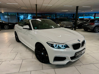 BMW 218i M-SPORT CABRIO AUT LEDER LED NAVI PDC SHZ