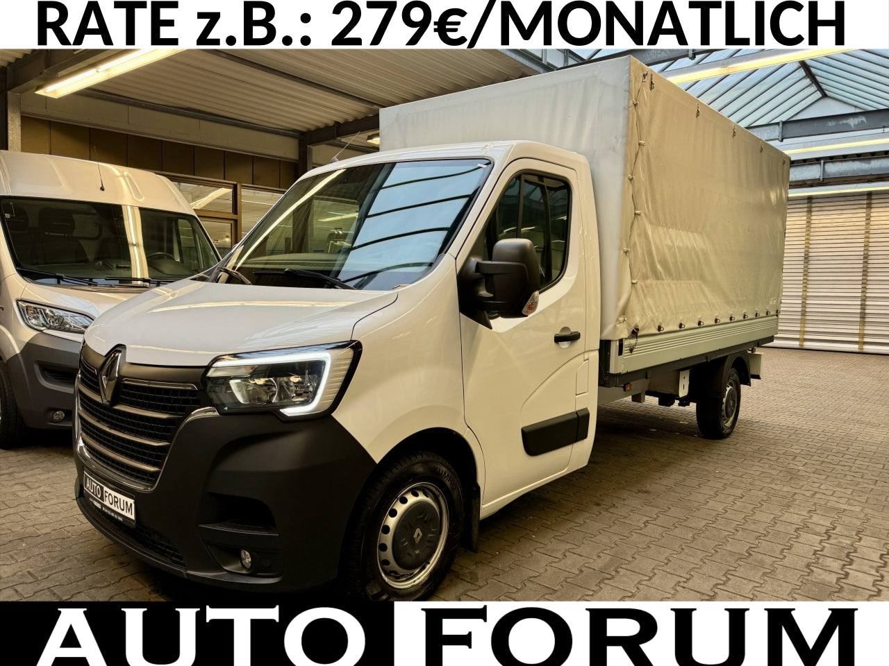 Renault Master 2.3 dCi L3 PRITSCHE PLANE 3SITZ KLIMA AHK