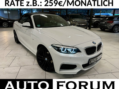 BMW 218i M-SPORT CABRIO AUT LEDER LED NAVI PDC SHZ