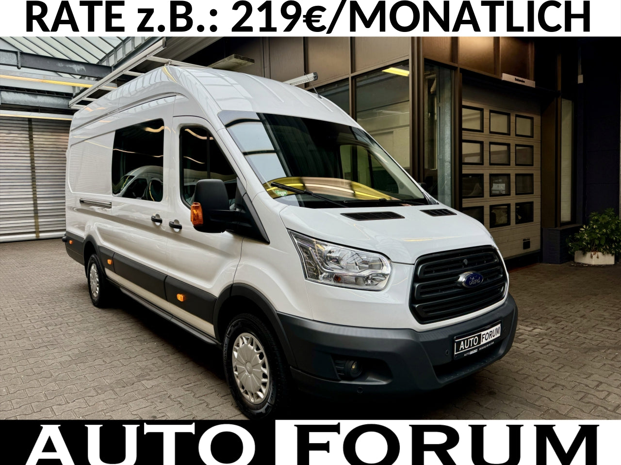 Ford Transit 2.0 TDCi L4H3 KLIMA 3-SITZE AHK CAM TEMP