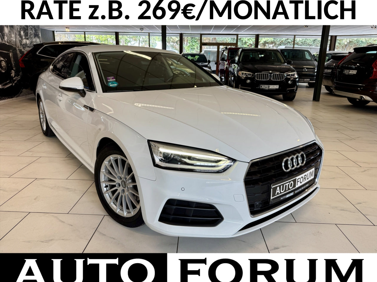Audi A5 40 TFSI SB SPORT AUT LEDER NAVI CAM STANDHZG