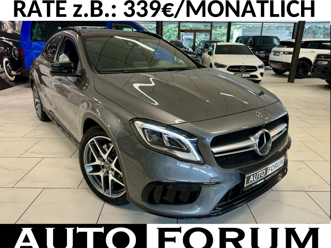 Mercedes-Benz GLA 45 AMG 4M NIGHT LEDER PANO ACC MEMORY LED