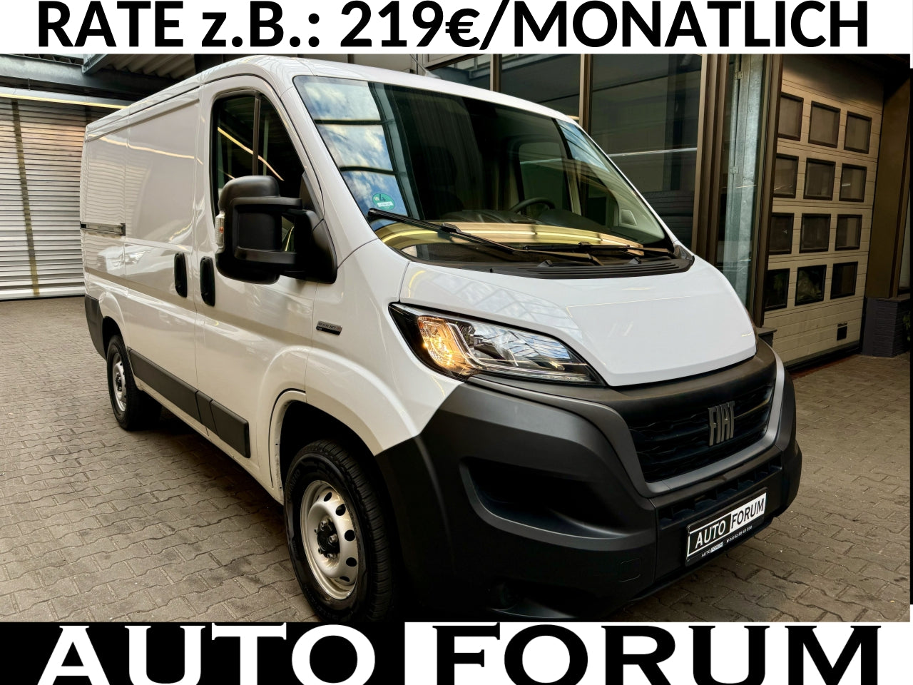 Fiat Ducato 2.3 D L1H1 KLIMA AHK CAM 3-SITZE CARPLAY