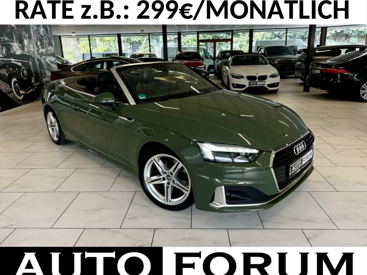 Audi A5 35 TDI CABRIO S-LINE AUT NAV MATRIX ALCAN B&O