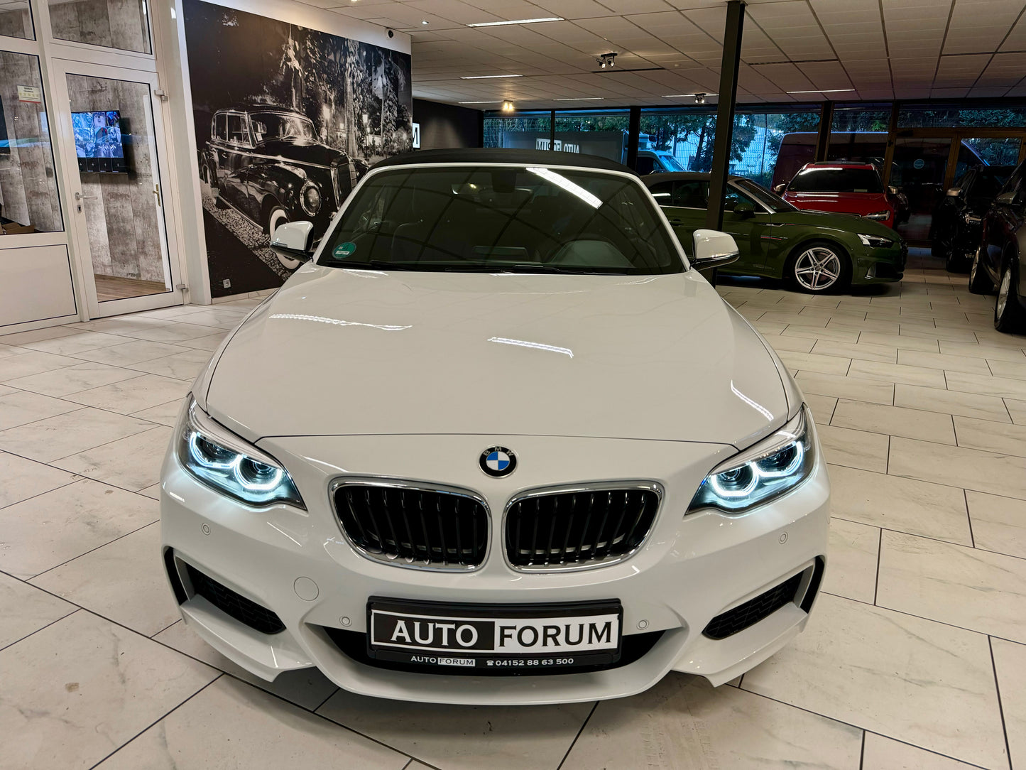 BMW 218i M-SPORT CABRIO AUT LEDER LED NAVI PDC SHZ