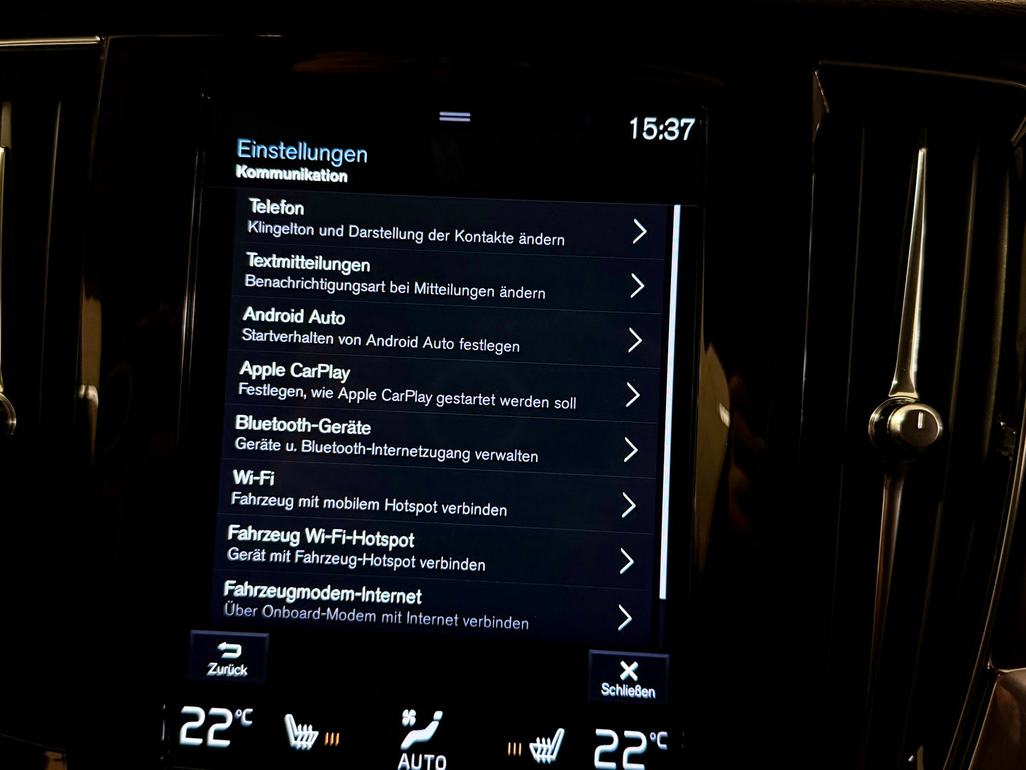 Volvo V90 2.0 D5 CC AWD AUT AHK LEDER LED SHZ CAM PDC